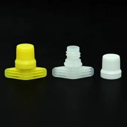 plastic doypack spout cap for spa milk salt bag